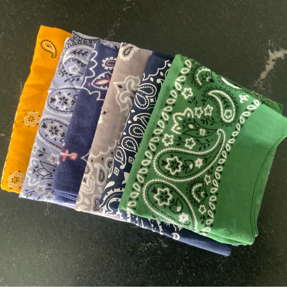 COWGIRLS!!!Colorful Bandana Set(6)